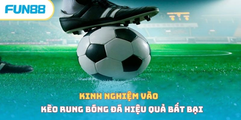 Kinh nghiệm vào kèo rung bóng đá hiệu quả bất bại 